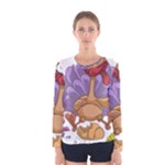 funny thanksgiving turkey Women s Long Sleeve Tee