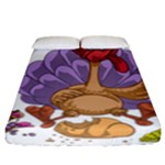 funny thanksgiving turkey Fitted Sheet (California King Size)