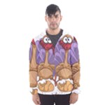 funny thanksgiving turkey Hooded Windbreaker (Men)