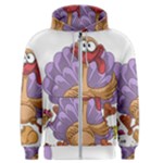 funny thanksgiving turkey Men s Zipper Hoodie