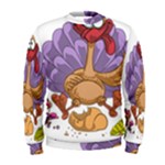 funny thanksgiving turkey Men s Sweatshirt