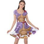 funny thanksgiving turkey Cap Sleeve Dress