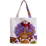 funny thanksgiving turkey Zipper Grocery Tote Bag