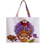 funny thanksgiving turkey Zipper Mini Tote Bag