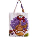 funny thanksgiving turkey Zipper Classic Tote Bag