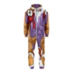 funny thanksgiving turkey Hooded Jumpsuit (Kids)