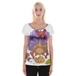 funny thanksgiving turkey Cap Sleeve Top