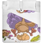 funny thanksgiving turkey Duvet Cover Double Side (King Size)