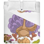 funny thanksgiving turkey Duvet Cover Double Side (California King Size)