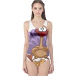 funny thanksgiving turkey One Piece Swimsuit