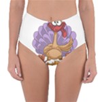 funny thanksgiving turkey Reversible High-Waist Bikini Bottoms