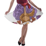 funny thanksgiving turkey A-line Skater Skirt