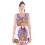 funny thanksgiving turkey Scoop Neck Skater Dress