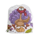 funny thanksgiving turkey Drawstring Pouch (XXL)