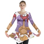 funny thanksgiving turkey Long Sleeve Tunic 