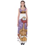 funny thanksgiving turkey Empire Waist Maxi Dress