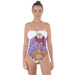 funny thanksgiving turkey Tie Back One Piece Swimsuit