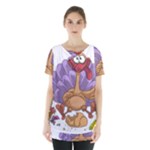 funny thanksgiving turkey Skirt Hem Sports Top