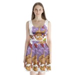 funny thanksgiving turkey Split Back Mini Dress 