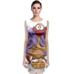 funny thanksgiving turkey Sleeveless Velvet Midi Dress