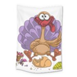 funny thanksgiving turkey Small Tapestry