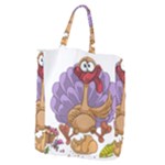 funny thanksgiving turkey Giant Grocery Tote