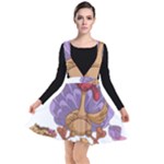 funny thanksgiving turkey Plunge Pinafore Dress