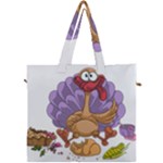 funny thanksgiving turkey Canvas Travel Bag