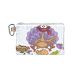 funny thanksgiving turkey Canvas Cosmetic Bag (Small)