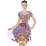 funny thanksgiving turkey Cap Sleeve Midi Dress