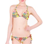 Cute Xmas Cats Classic Bikini Set