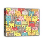 Cute Xmas Cats Deluxe Canvas 14  x 11  (Stretched)