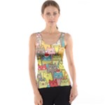 Cute Xmas Cats Tank Top