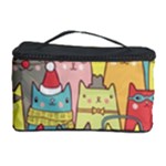 Cute Xmas Cats Cosmetic Storage Case