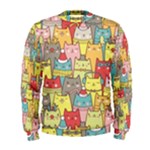 Cute Xmas Cats Men s Sweatshirt