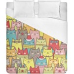 Cute Xmas Cats Duvet Cover (California King Size)