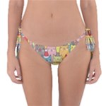 Cute Xmas Cats Reversible Bikini Bottom