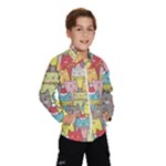 Cute Xmas Cats Windbreaker (Kids)