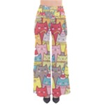 Cute Xmas Cats So Vintage Palazzo Pants