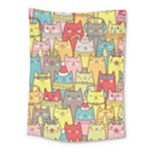 Cute Xmas Cats Medium Tapestry