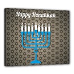 black happy Hanukkah Canvas 24  x 20  (Stretched)