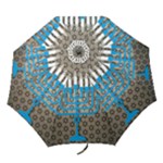 black happy Hanukkah Folding Umbrella