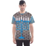 black happy Hanukkah Men s Sports Mesh Tee