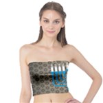 black happy Hanukkah Tube Top