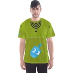 colorblock green hanukkah Men s Sports Mesh Tee