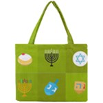 colorblock green hanukkah Mini Tote Bag