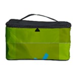 colorblock green hanukkah Cosmetic Storage Case