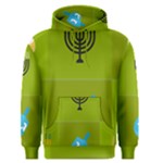 colorblock green hanukkah Men s Pullover Hoodie