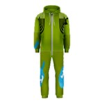 colorblock green hanukkah Hooded Jumpsuit (Kids)