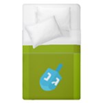 colorblock green hanukkah Duvet Cover (Single Size)